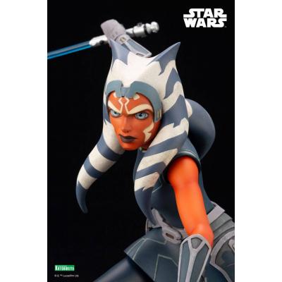 Star Wars The Clone Wars Estatua PVC ARTFX 1/7 Ahsoka Tano Escape from the Clones 24 cm