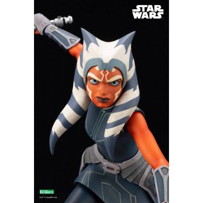 Star Wars The Clone Wars Estatua PVC ARTFX 1/7 Ahsoka Tano Escape from the Clones 24 cm