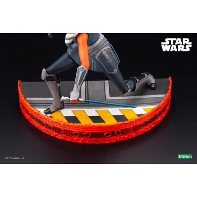 Star Wars The Clone Wars Estatua PVC ARTFX 1/7 Ahsoka Tano Escape from the Clones 24 cm