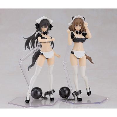 Guilty Princess Maqueta PLAMAX GP-07 Underwear Body Girl Ran & Jelly: Maid Ver. Set 16 cm