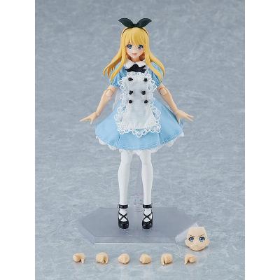 Original Character Figura Figma Female Body (Alice) with Dress and Apron Outfit 13 cm