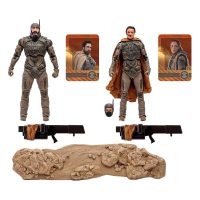 Dune: parte dos Pack de 2 Figuras Stilgar & Shishakli (Gold Label) 18 cm