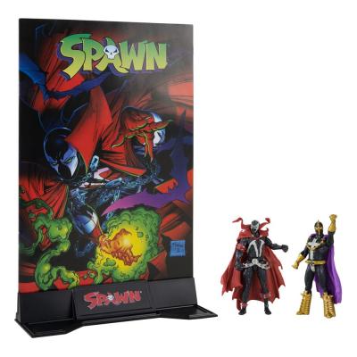 Spawn Pack de 2 Figuras & Cómic Spawn & Anti-Spawn (Spawn #1) 8 cm Surtido (6)