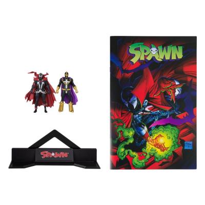 Spawn Pack de 2 Figuras & Cómic Spawn & Anti-Spawn (Spawn #1) 8 cm Surtido (6)