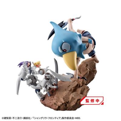 Shangri-La Frontier Petitrama EX Series Pack de 3 Shangri-La Frontier vs Monster Diorama Collection Set 11 cm (with gift)