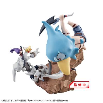 Shangri-La Frontier Petitrama EX Series Pack de 3 Shangri-La Frontier vs Monster Diorama Collection Set 11 cm (with gift)