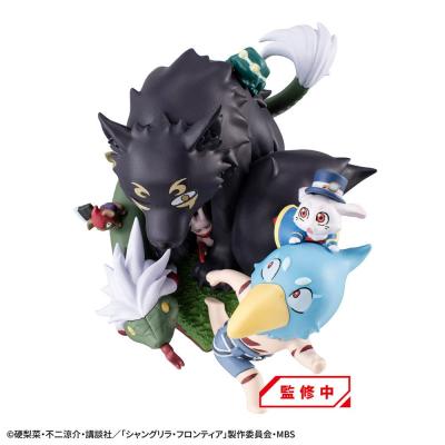 Shangri-La Frontier Petitrama EX Series Pack de 3 Shangri-La Frontier vs Monster Diorama Collection Set 11 cm (with gift)