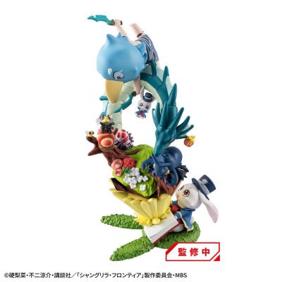 Shangri-La Frontier Petitrama EX Series Pack de 3 Shangri-La Frontier vs Monster Diorama Collection Set 11 cm (with gift)