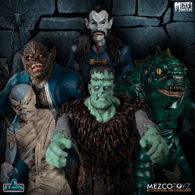 Mezco's Monsters Figuras 5 Points Tower of Fear Deluxe Box Set 9 cm