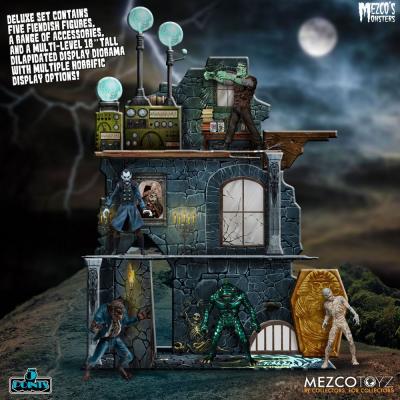 Mezco's Monsters Figuras 5 Points Tower of Fear Deluxe Box Set 9 cm