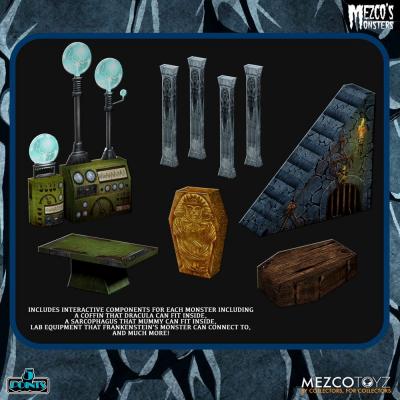 Mezco's Monsters Figuras 5 Points Tower of Fear Deluxe Box Set 9 cm