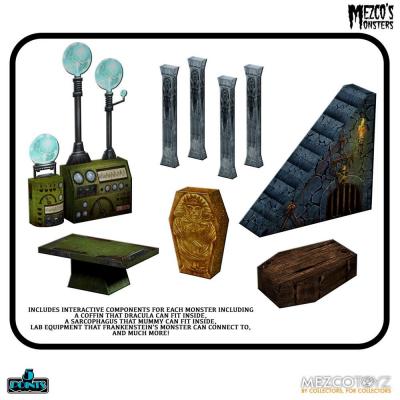 Mezco's Monsters Figuras 5 Points Tower of Fear Deluxe Box Set 9 cm