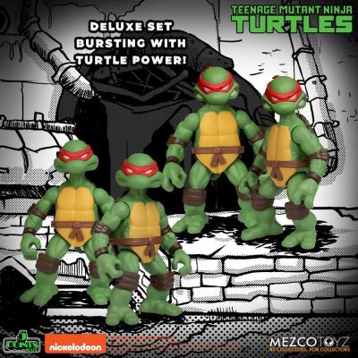 Teenage Mutant Ninja Turtles Figuras Teenage Mutant Ninja Turtles Deluxe Set 8 cm