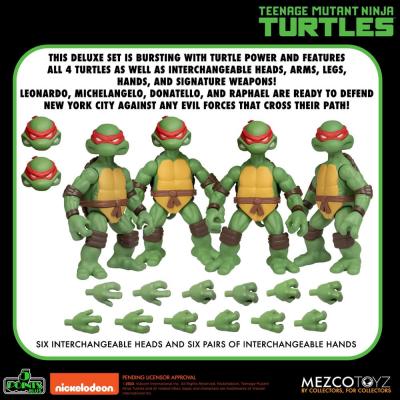 Teenage Mutant Ninja Turtles Figuras Teenage Mutant Ninja Turtles Deluxe Set 8 cm