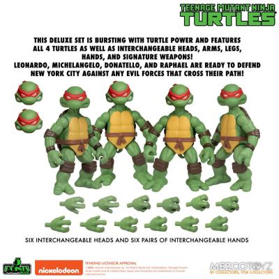 Teenage Mutant Ninja Turtles Figuras Teenage Mutant Ninja Turtles Deluxe Set 8 cm
