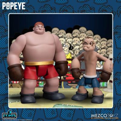 Popeye Figuras 5 Points Deluxe Set Popeye & Oxheart 9 cm