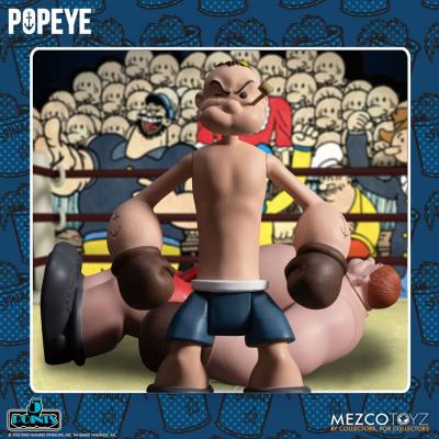 Popeye Figuras 5 Points Deluxe Set Popeye & Oxheart 9 cm