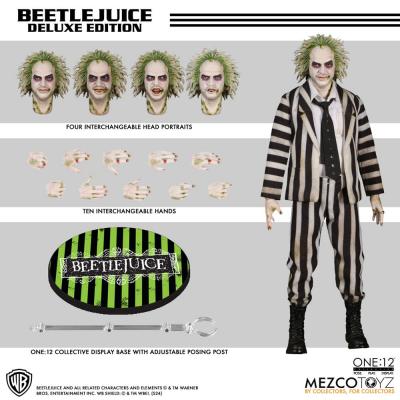 Beetlejuice Figura 1/12 Beetlejuice Deluxe Edition 18 cm