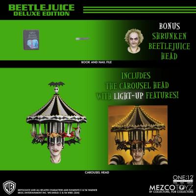 Beetlejuice Figura 1/12 Beetlejuice Deluxe Edition 18 cm
