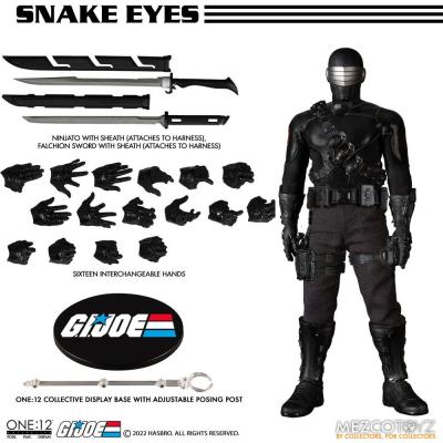 G.I. Joe Figura 1/12 Snake Eyes Deluxe Edition 17 cm