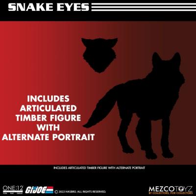 G.I. Joe Figura 1/12 Snake Eyes Deluxe Edition 17 cm