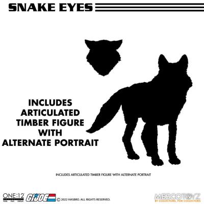 G.I. Joe Figura 1/12 Snake Eyes Deluxe Edition 17 cm