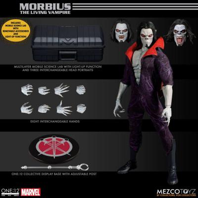Marvel Universe Figura con luz 1/12 Morbius 17 cm