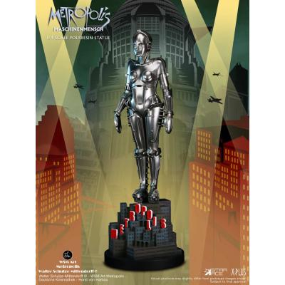 Metropolis Estatua 1/4 Maschinenmensch Silver 40 cm