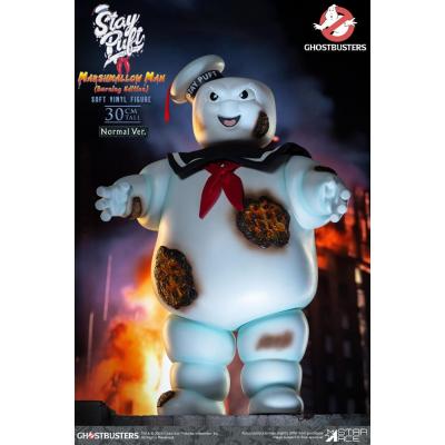 Ghostbusters Estatua Soft Vinyl Stay Puft Marshmallow Man Burning Edition Normal Version 30 cm