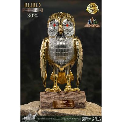 Bubo the Mechanical Owl Estatua Soft Vinyl Ray Harryhausen's Bubo Chrome Ver. 30 cm