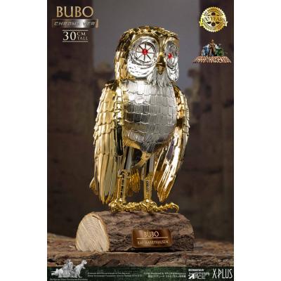Bubo the Mechanical Owl Estatua Soft Vinyl Ray Harryhausen's Bubo Chrome Ver. 30 cm