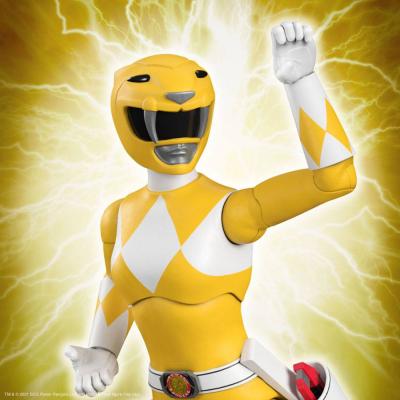 Mighty Morphin Power Rangers Galácticos Figura Ultimates Yellow Ranger 18 cm