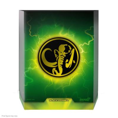 Mighty Morphin Power Rangers Galácticos Figura Ultimates Black Ranger 18 cm