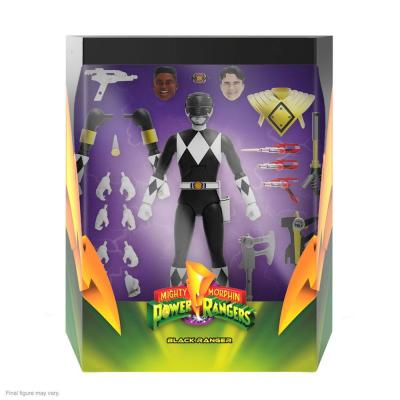 Mighty Morphin Power Rangers Galácticos Figura Ultimates Black Ranger 18 cm