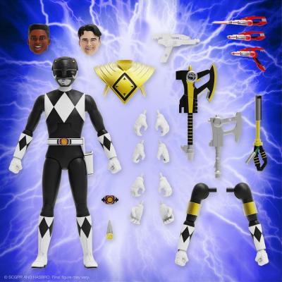 Mighty Morphin Power Rangers Galácticos Figura Ultimates Black Ranger 18 cm