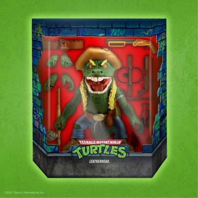Tortugas Ninja Figura Ultimates Leatherhead 18 cm