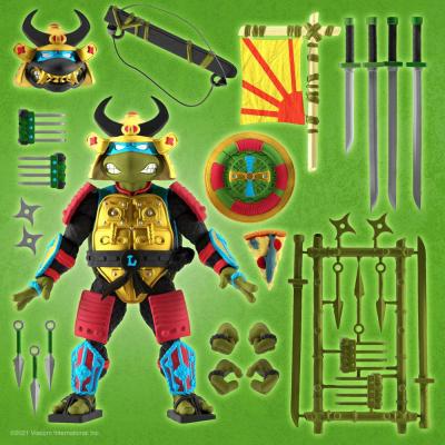 Tortugas Ninja Figura Ultimates Leo the Sewer Samurai 18 cm