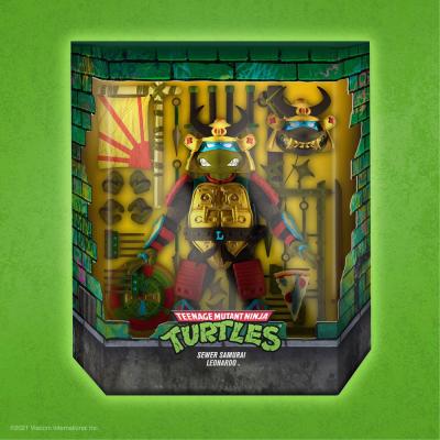 Tortugas Ninja Figura Ultimates Leo the Sewer Samurai 18 cm