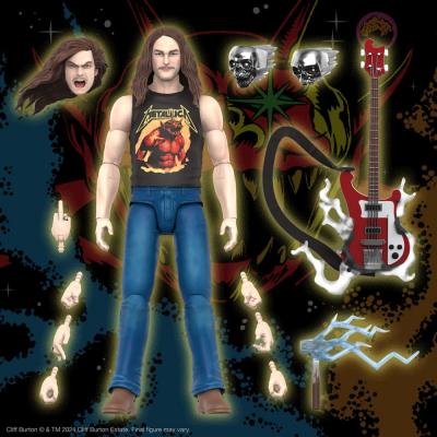 Metallica Figura Ultimates Wave 2 Cliff Burton 18 cm