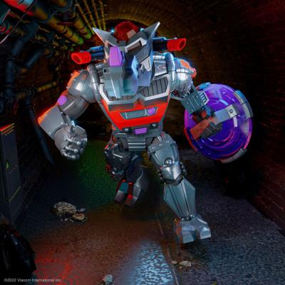 Tortugas Ninja Figura Ultimates Robot Rocksteady 20 cm