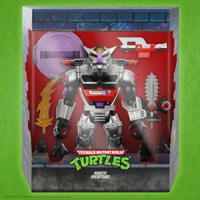 Tortugas Ninja Figura Ultimates Robot Rocksteady 20 cm