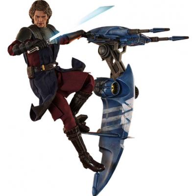 Star Wars The Clone Wars Figura 1/6 Anakin Skywalker & STAP 31 cm