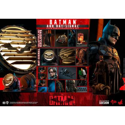 The Batman Figura Movie Masterpiece 1/6 Batman with Bat-Signal 31 cm