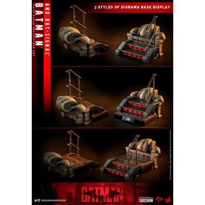 The Batman Figura Movie Masterpiece 1/6 Batman with Bat-Signal 31 cm