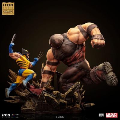 Marvel Estatua 1/10 BDS Art Scale Wolverine vs Juggernaut heo EU Exclusive 30 cm