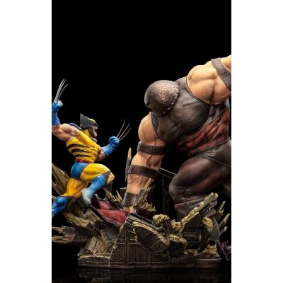 Marvel Estatua 1/10 BDS Art Scale Wolverine vs Juggernaut heo EU Exclusive 30 cm