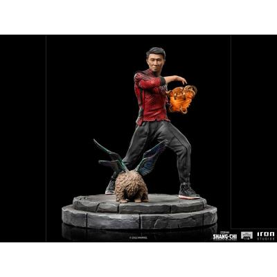 Shang-Chi y la leyenda de los Diez Anillos Estatua BDS Art Scale 1/10 Shang-Chi & Morris 19 cm