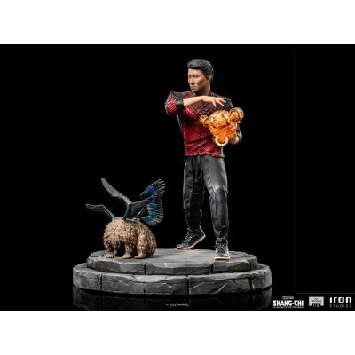 Shang-Chi y la leyenda de los Diez Anillos Estatua BDS Art Scale 1/10 Shang-Chi & Morris 19 cm