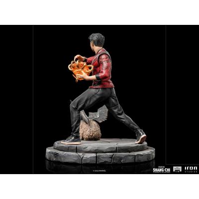 Shang-Chi y la leyenda de los Diez Anillos Estatua BDS Art Scale 1/10 Shang-Chi & Morris 19 cm