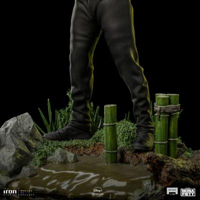 Star Wars Book of Boba Fett Estatua 1/10 Art Scale Luke Skywalker & Grogu Training 20 cm
